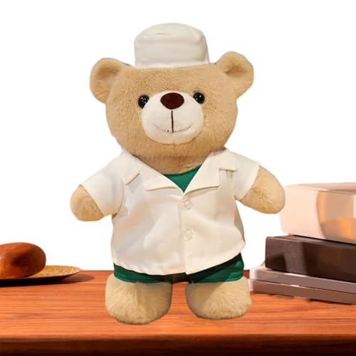 Yugugomo als Krankenschwester | Weiches Süßes Bär Spielzeug | Originelles Spielzeug für Regale Kinderzimmer Deko Valentinstag Weihnachten Halloween von Yugugomo