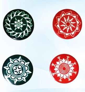 Yuktha Eternal Carrom Strikers With Excellent Re-Bounce (4 Stück) von Yuktha