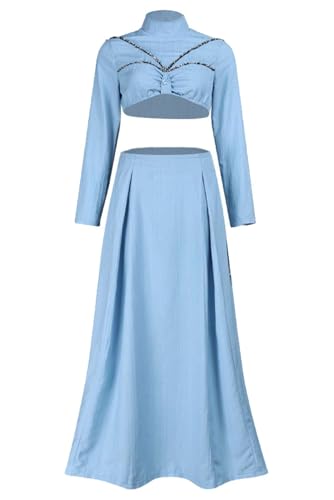 Yulefly Amidala Kostüm Padme Kleid Damen Abendkleider Amidala Cosplay Kostüm Halloween Karneval XL von Yulefly