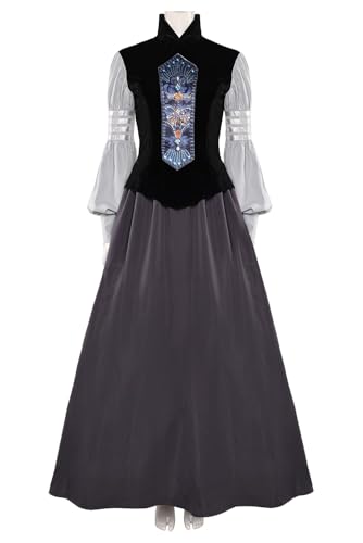 Yulefly Amidala Kostüm für Damen, Kleid, Outfits, Padme, Cosplay, schwarze Röcke, Halloween, Karneval, L Yulefly Amidala Kostüm für Damen, Kleid, Outfits, Padme, Cosplay, schwarze Röcke, Halloween, Karneval, L von Yulefly