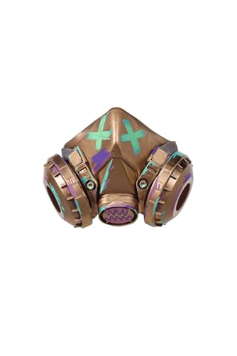 Yulefly Arcane Jin Cosplay Maske LOL Kostüm TV Series League Lengends Merch Figuren Costume Halloween Karneval Multicolor Groß von Yulefly