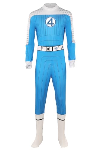 Yulefly Fantastic Thing Kostüm Mann Overall Superheld Cosplay Kampfanzug Halloween Karneval L von Yulefly