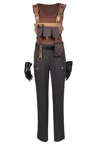 Yulefly Zora Bennett Kostüm Damen Outdoor Sets Jurassic Welt Costume Dinosaurier Halloween Karneval XL von Yulefly