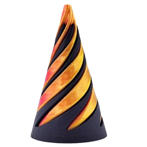 Impossible Cone, -gedrucktes Rotierendes Spiralkegel-Zappelspielzeug, Spiralkegel-Zappelspielzeug, Der Unmögliche Kegel, -Faden-Illusion, Pyramiden-Durchgangsskulptur Impossible Cone, -gedrucktes Rotierendes Spiralkegel-Zappelspielzeug, Spiralkegel-Zappelspielzeug, Der Unmögliche Kegel, -Faden-Illusion, Pyramiden-Durchgangsskulptur von Yulokdwi