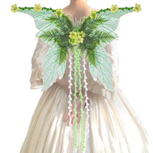Yulokdwi Feenflügel für Mädchen - Glitzernde Flügel Kostüm | Für Halloween Fasching Weihnachten Bühnenauftritte Cosplay Yulokdwi Feenflügel für Mädchen - Glitzernde Flügel Kostüm | Für Halloween Fasching Weihnachten Bühnenauftritte Cosplay von Yulokdwi