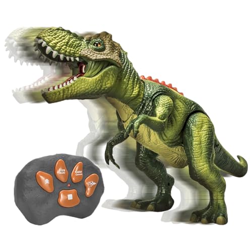 Yulokdwi Fernsaurier,Roboter Dinosaurier - Laufendes Tier Mit Licht Und Sprühfunktion Für Zuhause Kindergarten Geburtstag Mädchen von Yulokdwi