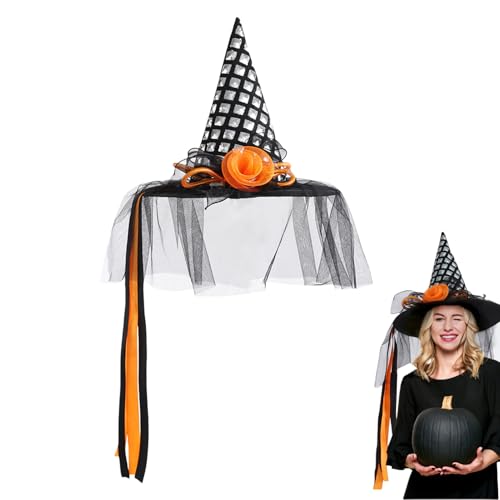 Yulokdwi Hexenhüte Für Frauen,Halloween Hexenhut Kostüm | Kostümzubehör Kopfschmuck Verkleidung Für Erwachsene Und Kinder Yulokdwi Hexenhüte Für Frauen,Halloween Hexenhut Kostüm | Kostümzubehör Kopfschmuck Verkleidung Für Erwachsene Und Kinder von Yulokdwi