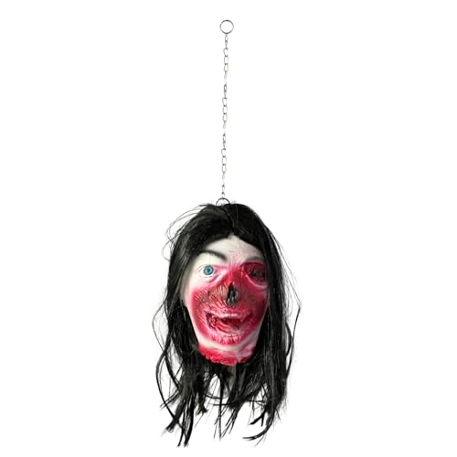 Yulokdwi Kopf Halloween Deko | Gruselige Halloween Dekoration - Realistische Körperteile Für Horror-Labyrinth Garten Escape Room Theaterdekoration Party Yulokdwi Kopf Halloween Deko | Gruselige Halloween Dekoration - Realistische Körperteile Für Horror-Labyrinth Garten Escape Room Theaterdekoration Party von Yulokdwi