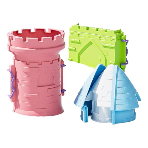 Yulokdwi Sandformen, Sandkasten Spielzeug Bausatz Burg Formen Set, 3-teiliges Spielset Outdoor Sommer Winter Reise Strandspielzeug Yulokdwi Sandformen, Sandkasten Spielzeug Bausatz Burg Formen Set, 3-teiliges Spielset Outdoor Sommer Winter Reise Strandspielzeug von Yulokdwi