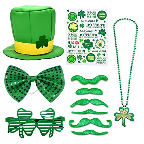 Leprechaun, Kobold Kostüme zum St. Patricks Day - Outfits und Accessoires für das grüne, irische Fest - Für Fasching, Fastnacht, Karneval, Parade, Motto-Party, Irish Pub von YumSur
