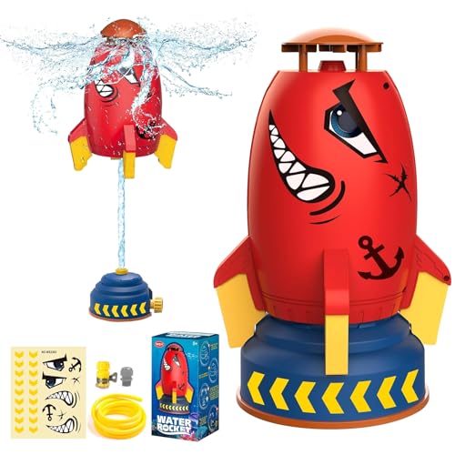 Sprinklerspielzeug Outdoor,Wassersprinkler Rocket Kinder,Wasserstrahl Rakete,Wassersprinkler Spielzeug,Rocket Sprinkler,Outdoor Wasserspielzeug Sprinkler für Kinder Raketenform Sprinklerspielzeug Outdoor,Wassersprinkler Rocket Kinder,Wasserstrahl Rakete,Wassersprinkler Spielzeug,Rocket Sprinkler,Outdoor Wasserspielzeug Sprinkler für Kinder Raketenform von YumSur