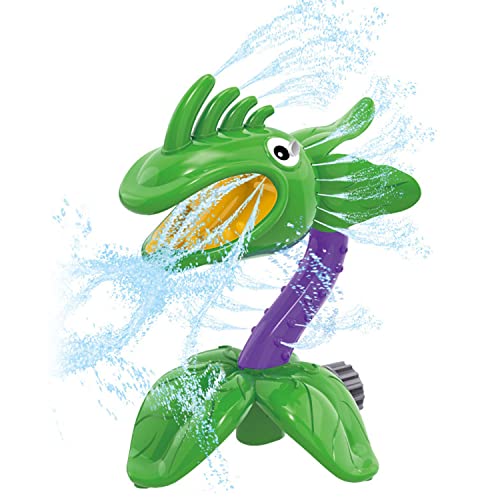 Wassersprinkler für Kinder, Sich drehendes Blumensprinkler-Spritzspielzeug mit rotierenden Düsen, Wasser wackelt Spielzeug, Schwimmbad, Garten, Rasen, Spielen im Freien (Style02) von YumSur