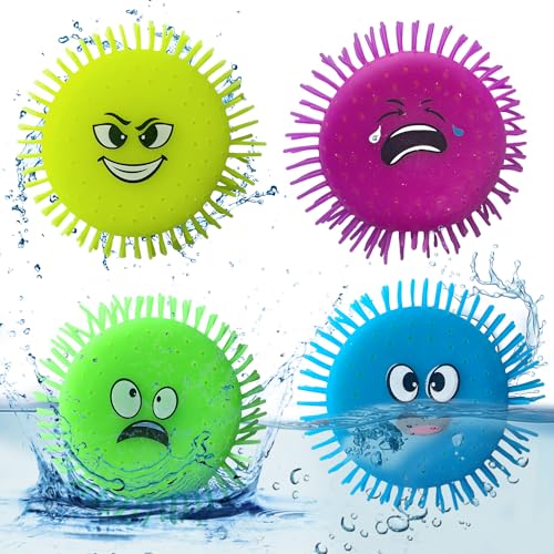 YumSur Wasserfrisbee Splash,Splash Flyer,Wasser Wurfscheibe aus Schaumstoff und Silikon,Splash Disc,Wurfscheibe Wasserspielzeug,Wasserspielzeug Pool für Kinder von YumSur