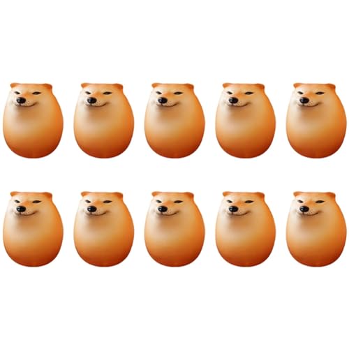 Yumin 10x Ei-Hund Shiba Inu, Realistische Dekoration, Hund und Ei-Union-Dekoration für Heimbüros, Lustige Yumin 10x Ei-Hund Shiba Inu, Realistische Dekoration, Hund und Ei-Union-Dekoration für Heimbüros, Lustige von Yumin