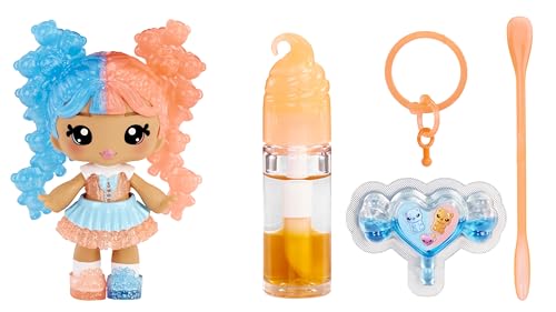 Yummiland Lip Gloss Doll: Mystery Color Change - Gwen Gummybear - Enthält 1 Puppe, DIY-Lipgloss + Abnehmbaren Schlüsselanhänger, Kosmetik-Spiel, Sammlerstück, Geeignet für Kinder ab 4 Jahren von Yummiland