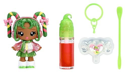 Yummiland x Holiday Lip Gloss Doll - Halle Candy Cane - Enthält 1 Puppe, DIY Lip Gloss + Schlüsselanhänger, Kosmetik-Spiel, Saisonales Sammlerstück, Geeignet für Kinder ab 4 Jahren Yummiland x Holiday Lip Gloss Doll - Halle Candy Cane - Enthält 1 Puppe, DIY Lip Gloss + Schlüsselanhänger, Kosmetik-Spiel, Saisonales Sammlerstück, Geeignet für Kinder ab 4 Jahren von Yummiland