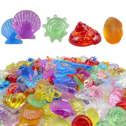 YunBey 170 Stück Tauchjuwel Pool Spielzeug, Ozean Thema Tauchspielzeug Bunte Kristalle Edelstein Unterwasser Tauchtiere Spielzeug für Kinder Schatzsuche Aquarium Deko YunBey 170 Stück Tauchjuwel Pool Spielzeug, Ozean Thema Tauchspielzeug Bunte Kristalle Edelstein Unterwasser Tauchtiere Spielzeug für Kinder Schatzsuche Aquarium Deko von YunBey