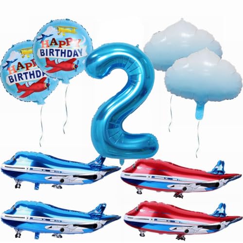 Yunchu Online 2. Flugzeug Geburtstag Dekoration Großer Blauer Rot Flugzeug Ballon Flugzeug Geburtstag Ballon Flugzeug Cloud Folienballons Flugzeug Geburtstag Party Set für 2 Geburtstag Junge Mädchen Yunchu Online 2. Flugzeug Geburtstag Dekoration Großer Blauer Rot Flugzeug Ballon Flugzeug Geburtstag Ballon Flugzeug Cloud Folienballons Flugzeug Geburtstag Party Set für 2 Geburtstag Junge Mädchen von Yunchu Online