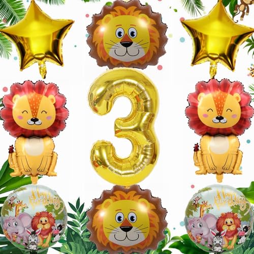 Yunchu Online 3.Geburtstag Dschungel Dekoration Löwe Luftballon Set 3 Geburtstag Junge Mädchen Dschungel Tiere Folienballons Luftballons 3. Geburtstag 3 Jahr Dschungel Geburtstag Dekoration Yunchu Online 3.Geburtstag Dschungel Dekoration Löwe Luftballon Set 3 Geburtstag Junge Mädchen Dschungel Tiere Folienballons Luftballons 3. Geburtstag 3 Jahr Dschungel Geburtstag Dekoration von Yunchu Online