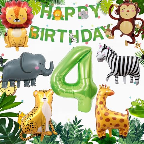 Yunchu Online Deko 4. Geburtstag 4 Jahr Dschungel Dekoration 4. Geburtstag Dekoration Junge Mädchen Dschungel Tiere Folienballons Luftballons 4. Geburtstag 4 Jahr Dschungel Geburtstag Dekoration Yunchu Online Deko 4. Geburtstag 4 Jahr Dschungel Dekoration 4. Geburtstag Dekoration Junge Mädchen Dschungel Tiere Folienballons Luftballons 4. Geburtstag 4 Jahr Dschungel Geburtstag Dekoration von Yunchu Online