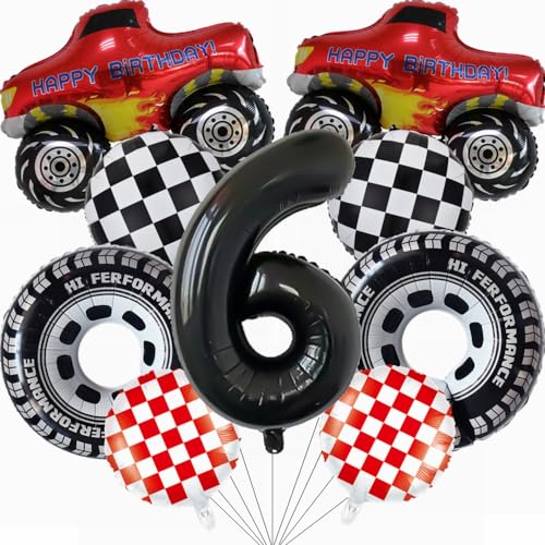 Yunchu Online Luftballon Auto Geburtstag Kit Monster Truck Cars Geburtstagsdeko Junge 6. Truck Geburtstag Dekoration Auto Thema Party Dekorationen für Monster Truck Rennen Auto Theme Party Supplies Yunchu Online Luftballon Auto Geburtstag Kit Monster Truck Cars Geburtstagsdeko Junge 6. Truck Geburtstag Dekoration Auto Thema Party Dekorationen für Monster Truck Rennen Auto Theme Party Supplies von Yunchu Online