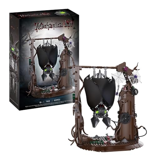 Yunigzmy Mechanische Fledermaus Bausteine Set, 839 PCS Mechanical Bat Modell Bausteine Kit, MOC Geschenke für Jungen Baustein von Yunigzmy