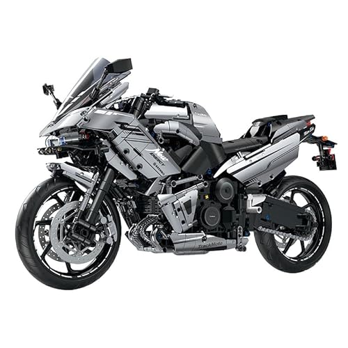 Yunigzmy Technik Motorrad Bausteine für Kawasaki, 2156 Klemmbausteine Motorrad Modellbausatz, MOC Supermotorrad Bausatz Geschenke Spielzeug für Erwachsene Kinder Yunigzmy Technik Motorrad Bausteine für Kawasaki, 2156 Klemmbausteine Motorrad Modellbausatz, MOC Supermotorrad Bausatz Geschenke Spielzeug für Erwachsene Kinder von Yunigzmy