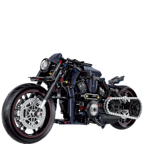 Yunigzmy Technik Motorrad Bausteine für Night Luther, 623 Klemmbausteine Motorrad Modellbausatz, MOC Supermotorrad Bausatz Geschenke Spielzeug für Erwachsene Kinder Yunigzmy Technik Motorrad Bausteine für Night Luther, 623 Klemmbausteine Motorrad Modellbausatz, MOC Supermotorrad Bausatz Geschenke Spielzeug für Erwachsene Kinder von Yunigzmy