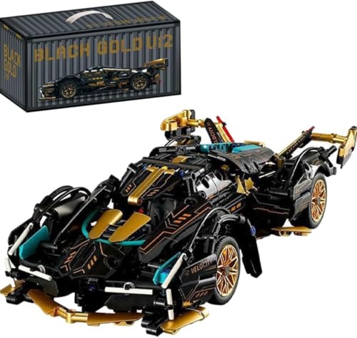 Yunigzmy Technik Sportwagen Bausteine, 1300+ Klemmbausteine Sportwagen Modell Bausatz für V12, MOC Supersportwagen Bausatz Geschenke Spielzeug für Erwachsene Kinder Yunigzmy Technik Sportwagen Bausteine, 1300+ Klemmbausteine Sportwagen Modell Bausatz für V12, MOC Supersportwagen Bausatz Geschenke Spielzeug für Erwachsene Kinder von Yunigzmy