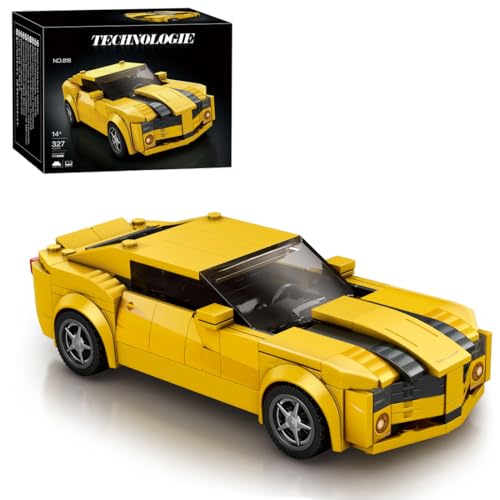 Yunigzmy Technik Sportwagen Bausteine für Camaro, 327 Klemmbausteine Sportwagen Modell Bausatz, MOC Supersportwagen Bausatz Geschenke Spielzeug für Erwachsene Kinder Yunigzmy Technik Sportwagen Bausteine für Camaro, 327 Klemmbausteine Sportwagen Modell Bausatz, MOC Supersportwagen Bausatz Geschenke Spielzeug für Erwachsene Kinder von Yunigzmy