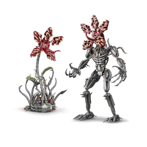 Yunigzmy Werwolf der Nacht Baustein Set, 813 PCS One Werewolf by Night Modellbaustein Bausatz, MOC One Night Werwolf Baustein, Kreatives Spielzeug Geschenk für (2in1 Strange Cannibal Flower) von Yunigzmy