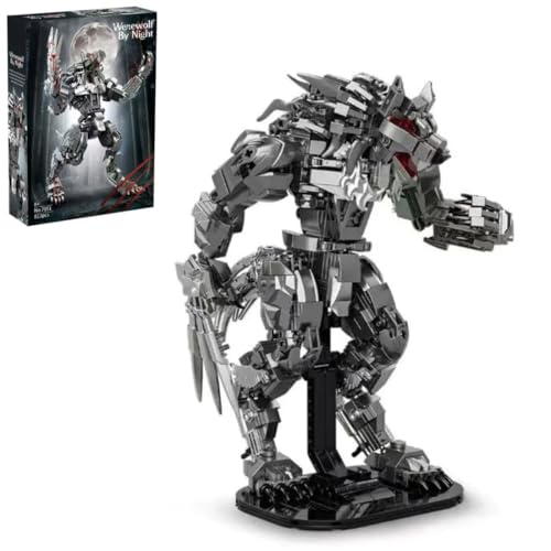 Yunigzmy Werwolf der Nacht Baustein Set, 813 PCS One Werewolf by Night Modellbaustein Bausatz, MOC One Night Werwolf Baustein, Kreatives Spielzeug Geschenk für (Werwolf der Nacht) von Yunigzmy