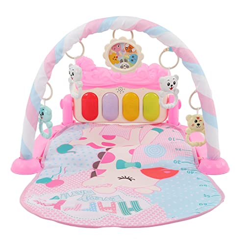 Baby-Spielmatte Deluxe Kick, Spielklavier-Fitnessstudio mit Musikalischen Spielzeuglichtern und Intelligenten Stufen-Lerninhalten für Neugeborene Bis Kleinkinder, Abnehmbar, von Yunir