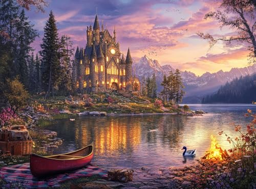 Yunlus Puzzle für Erwachsene, 1000 Teile, Dämmerungssicherung, unmöglich, schwer, schwierig, herausfordernde Puzzles für Erwachsene, Teenager, 1000 Teile, Reflexionen, See, Puzzle, 1000 Teile, 71,1 x Yunlus Puzzle für Erwachsene, 1000 Teile, Dämmerungssicherung, unmöglich, schwer, schwierig, herausfordernde Puzzles für Erwachsene, Teenager, 1000 Teile, Reflexionen, See, Puzzle, 1000 Teile, 71,1 x von Yunlus
