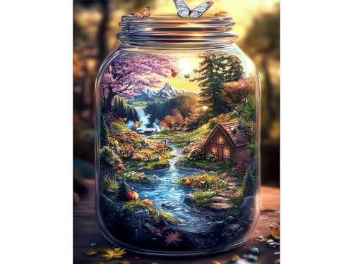 Yunlus Puzzle für Erwachsene 1000 Teile Impossible Hard Schwierige Herausfordernde Puzzles für Erwachsene 1000 Teile Puzzle Welt in Flasche Nature's Dream Jigsaw Puzzle 1000 Teile 71,1 x 50,8 cm Yunlus Puzzle für Erwachsene 1000 Teile Impossible Hard Schwierige Herausfordernde Puzzles für Erwachsene 1000 Teile Puzzle Welt in Flasche Nature's Dream Jigsaw Puzzle 1000 Teile 71,1 x 50,8 cm von Yunlus
