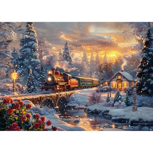Yunlus Puzzle für Erwachsene 1000 Teile Weihnachtspuzzles Impossible Hard Schwierige Herausfordernde Puzzles für Erwachsene Schneereise Winterurlaub Jigsaw Puzzle 1000 Teile 70 x 50 cm Yunlus Puzzle für Erwachsene 1000 Teile Weihnachtspuzzles Impossible Hard Schwierige Herausfordernde Puzzles für Erwachsene Schneereise Winterurlaub Jigsaw Puzzle 1000 Teile 70 x 50 cm von Yunlus
