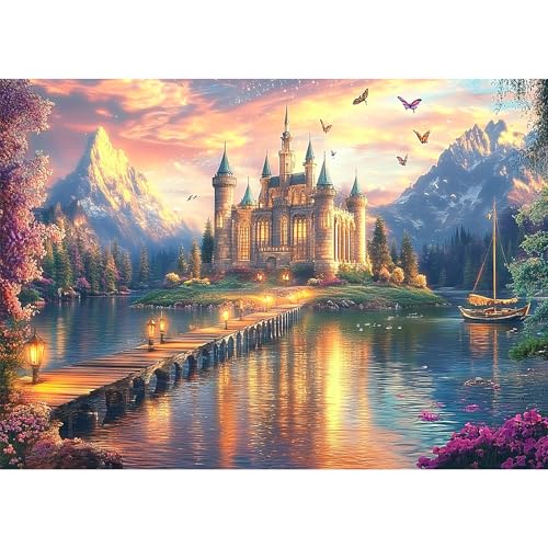 Yunlus Puzzles für Erwachsene 1000 Teile Unmöglich schwer schwierig herausfordernd Puzzles für Erwachsene 1000pc Puzzle Sonnenuntergang Schloss Stadt Berggipfel Jigsaw Puzzle 70 x 50 cm Yunlus Puzzles für Erwachsene 1000 Teile Unmöglich schwer schwierig herausfordernd Puzzles für Erwachsene 1000pc Puzzle Sonnenuntergang Schloss Stadt Berggipfel Jigsaw Puzzle 70 x 50 cm von Yunlus