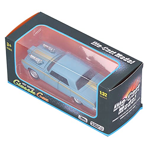 Yunseity Auto Spielzeug, Vintage Auto SPIELZUG MINI Spielugug Legierung Spielug für Zuhause Kindergarten Im Freien Im Freien für Innenräume für Mädchen ((Blau grau)) von Yunseity