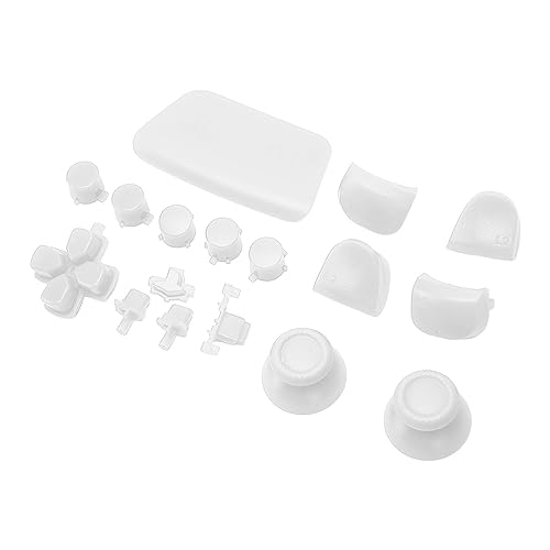Yunseity Controller Ersatztasten 16 in 1 Pfeiltasten Trigger -Tasten Joysticks für Erweitertes Spielerlebnis (White) von Yunseity