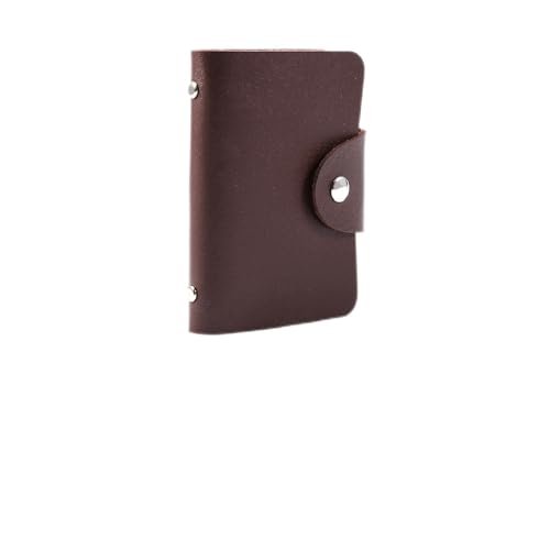 Yunseity Kartenetui, Kartenschutz Praktisch und Schön MIT Feiner Metallschnalle Zuur Kartenavenaufbewahrung (Brown) von Yunseity