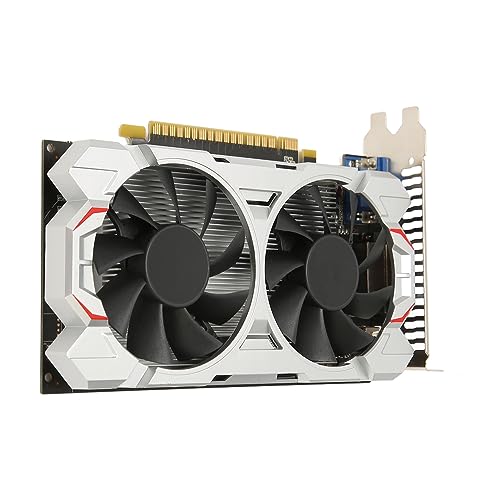 Yunseity Spielgrafikkarte für Desktop -Computer - 4 GB DDR5 128bit Dual Cooling Lüfter Ideal für Spiele und Multimedia (GTX1050TI 4GB DDR5 128bit) von Yunseity
