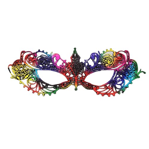Yunyahe Venezianische Maske Damen, Mascarade Masken für Frauen Sexy Venezianische Gesichtsmaske Halloween Mädchen Maskerade Abschlussball Karneval Maske Kostüm Zubehör Maskerade Party von Yunyahe