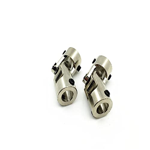 Yurefax 1 Stück 6 bis 4 mm 6 bis 5 mm 8 bis 8 mm Edelstahl-Metallgelenk-Kardankupplungen, for RC-Autoboot Querlenkerverbindung(8 to 5mm 2pcs) von Yurefax