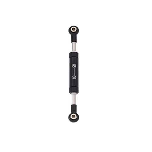 Yurefax 1 Stück verstellbare Servo-Lenkstange aus Metall, Panhardstab, 1/10 RC Crawler Car, for Axial, SCX10 RBX10 RR10 TRX4 GEN8 Gmade Buffalo Querlenkerverbindung(Black 85-90mm) von Yurefax