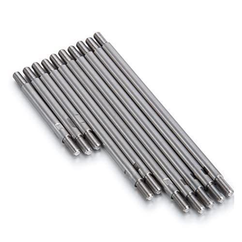 Yurefax 10 STÜCKE Edelstahl Verbindungsstange 324mm Radstand Unmontierter Bausatz 1/10 RC Crawler, for Traxxas, for TRX4 Querlenkerverbindung Yurefax 10 STÜCKE Edelstahl Verbindungsstange 324mm Radstand Unmontierter Bausatz 1/10 RC Crawler, for Traxxas, for TRX4 Querlenkerverbindung von Yurefax