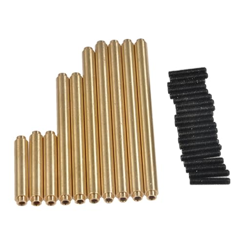 Yurefax 10-teiliges Lenkgestänge-Kit aus Metall und Messing, 324 mm Radstand, Verbindungsstange 1/10, for Traxxas, for TRX-4 TRX4 RC Crawler Car Querlenkerverbindung Yurefax 10-teiliges Lenkgestänge-Kit aus Metall und Messing, 324 mm Radstand, Verbindungsstange 1/10, for Traxxas, for TRX-4 TRX4 RC Crawler Car Querlenkerverbindung von Yurefax