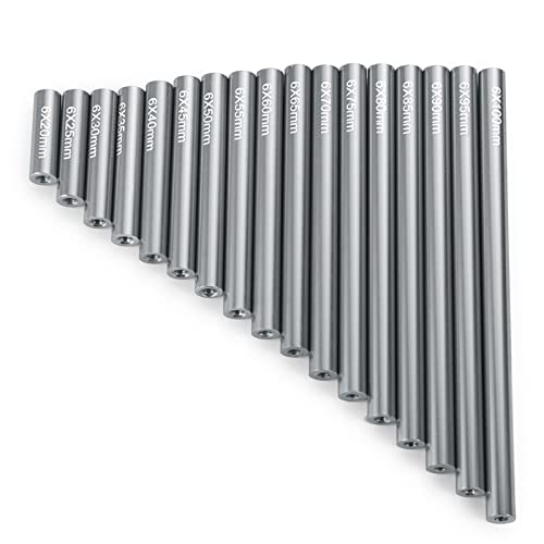 Yurefax 17-teiliges Verbindungsstangen-Kit aus Metall 20/25/30/35/40/45/50/55/60/65/70/75/80/85/90/95/100 mm 1:10 RC Crawler, for Axial, for SCX10 Querlenkerverbindung(Titanium) von Yurefax