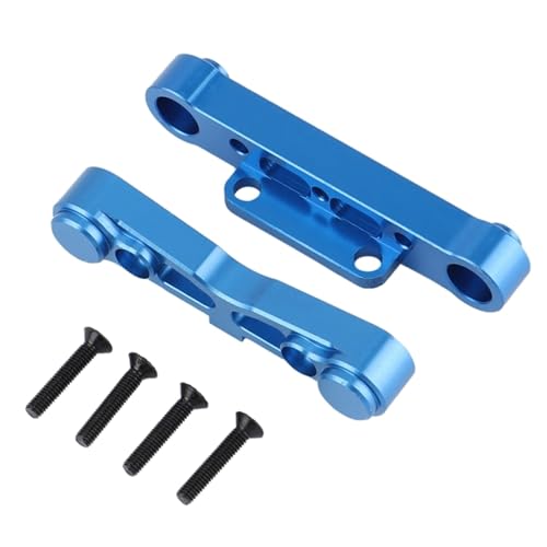 Yurefax 1Set Metallhalterung for den hinteren unteren Querlenker, for Arrma, for Kraton, for Senton, for Typhon, for Talion, for 1/8 RC-Auto Aufhängeglied(Blue) von Yurefax