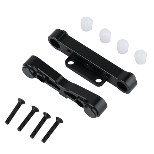 Yurefax 1Set Metallhalterung for den hinteren unteren Querlenker, for Arrma, for Kraton, for Senton, for Typhon, for Talion, for 1/8 RC-Auto Querlenkerverbindung(Black) von Yurefax