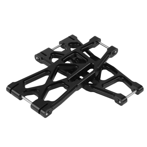 Yurefax 2 Stück Metall-Aufhängungsarme vorne und hinten, for Traxxas, for X-Maxx 6S 8S 1/5 RC-Auto Querlenkerverbindung(Black) von Yurefax